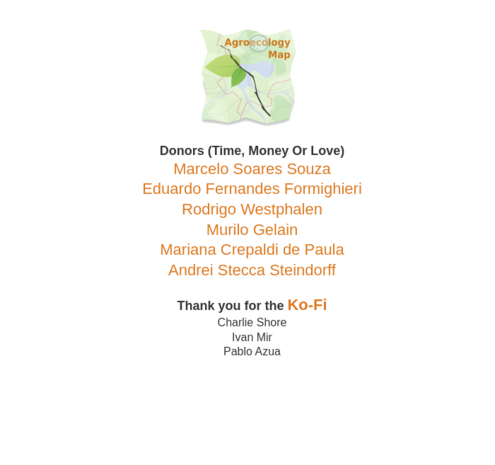 Agroecology Map Friends Page Screenshot