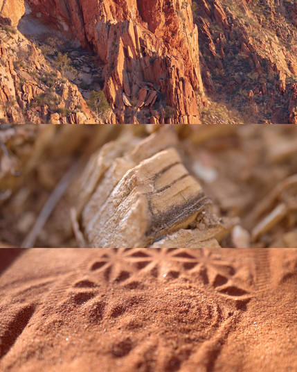 Rocks turn to sand